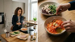 Bohnensalat mit Hähnchen und würzigen Karotten: Sattmacher mit Kräuterfrische und kleinem Aroma-Trick